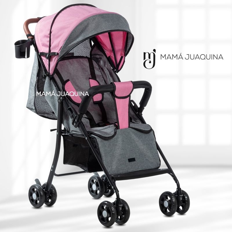 Coche-Cuna-de-Lujo-«MADDOX»-Rosa