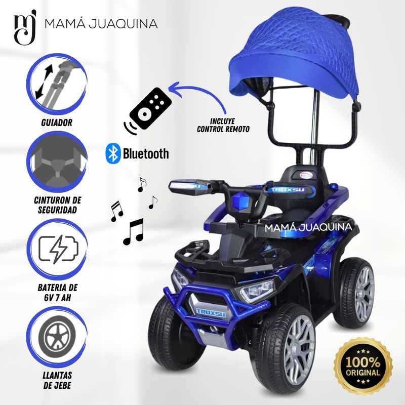 Correpasillo-a-Bateria-«KABIL»-con-Bluetooth---Azul