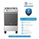Cocina-a-Gas-MIDEA-4-Quemadores-MGS20F0LJAGG-SILVER