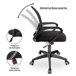 Silla-de-Oficina-Ergonomica--Aksel-Base-de-Nylon---Sistema Basculante