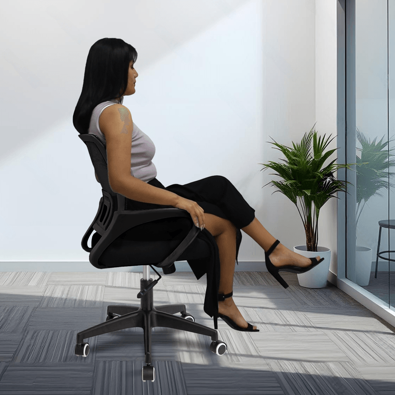 Silla-de-Oficina-Ergonomica--Aksel-Base-de-Nylon---Sistema Basculante