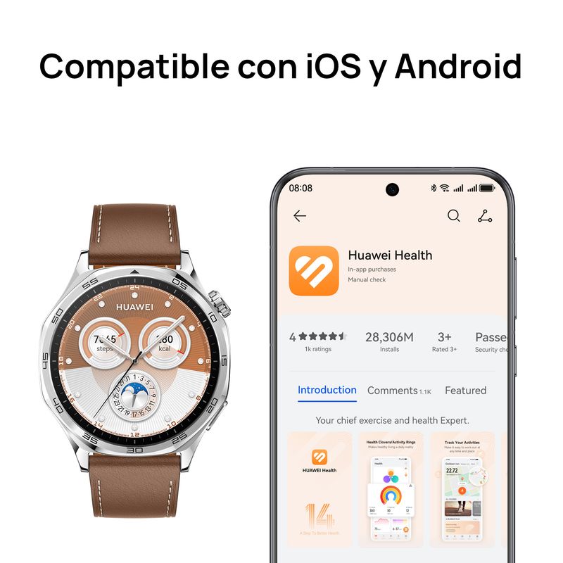 Smartwatch-Huawei-Watch-GT-5-Cafe-46mm---Garantia-de-2-años