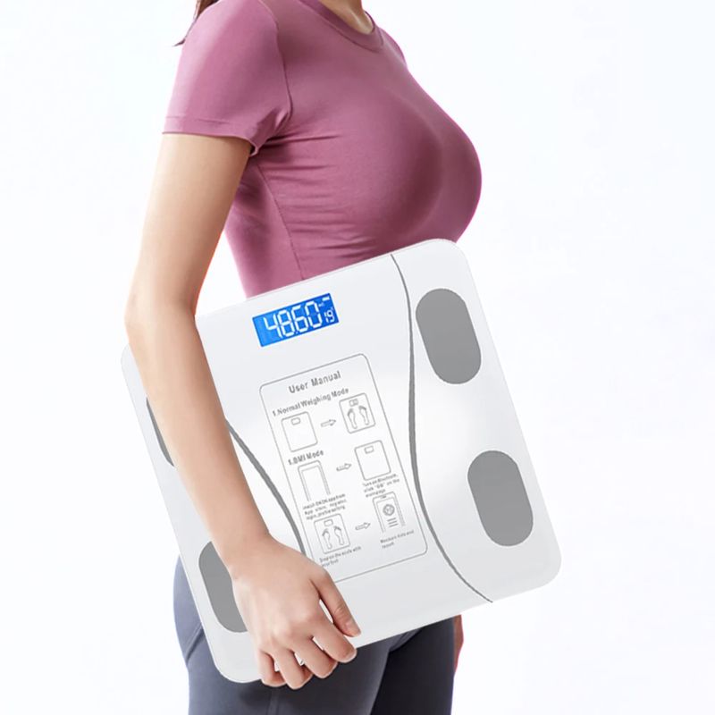 Balanza-Digital-Bluetooth-180-kg-Color-Blanco