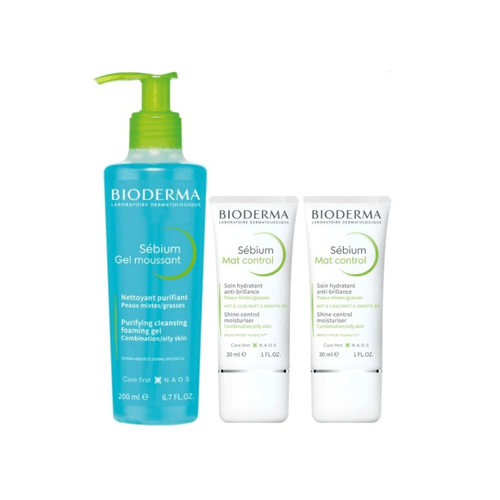 Rutina Sébium para piel propensa al acné: Gel Moussant 200ml + 2 Mat Control 30ml