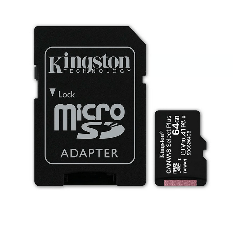 Memoria-Micro-SD-Kingston-64GB-Clase-10-100MBS