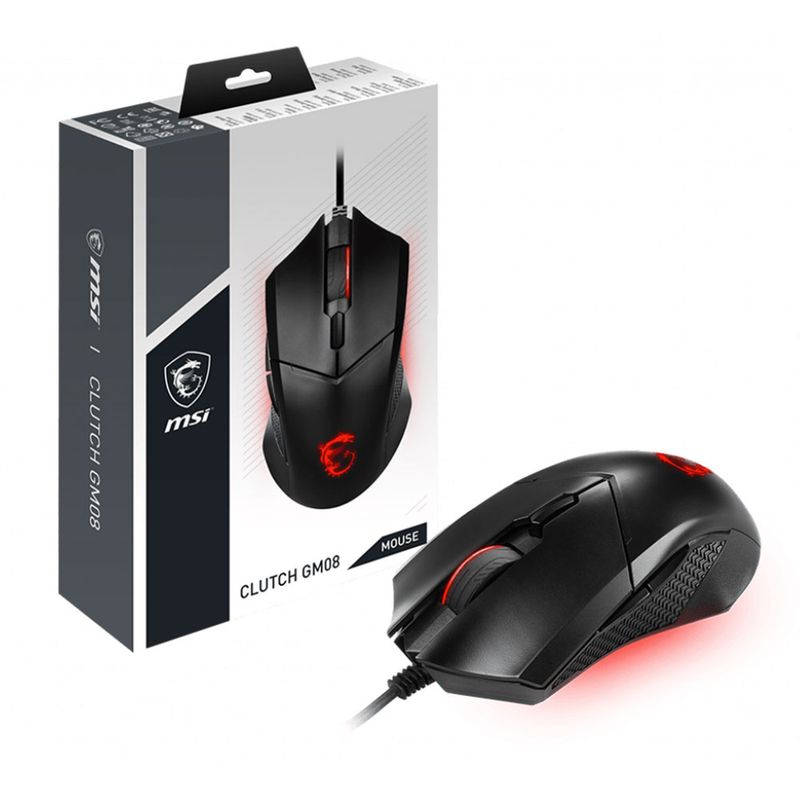 Mouse-optico-Gamer-MSI-Clutch-GM08-4200-dpi-negro-6-botones-USB