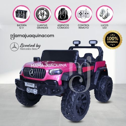 Carro a Batería Mercedes 4x4 «MERCY» Todo Terreno Pink