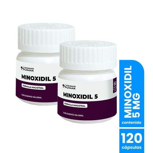Minoxidil 5Mg 60 Caps - Dermo Sumak 2 Uni