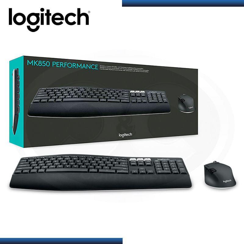 KIT LOGITECH TECLADO+ MOUSE MK850 WIRELESS USB BLACK (PN 920