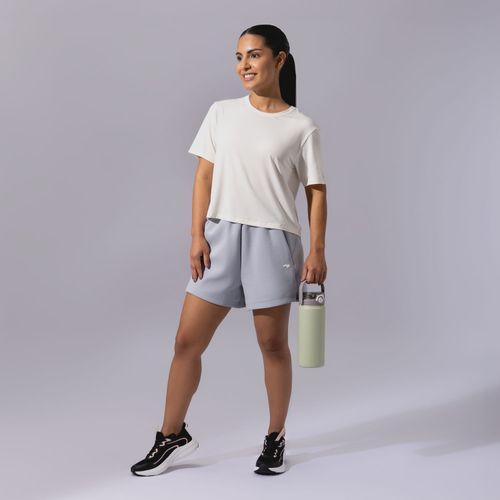 Shorts Deportivo Mujer Pop Podium Celeste