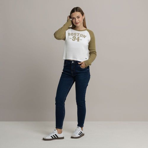 Jean Mujer Basico Denim Amc
