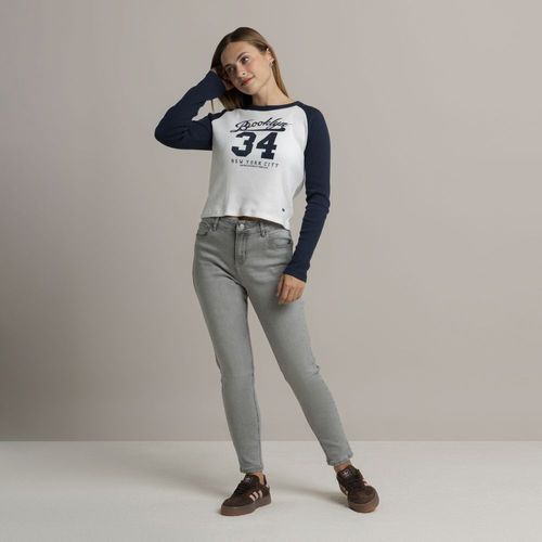 Jean Mujer Basico Denim Amc