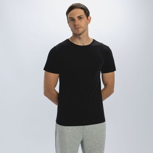 Polo Hombre C Neck Pre Nac Negro Malabar