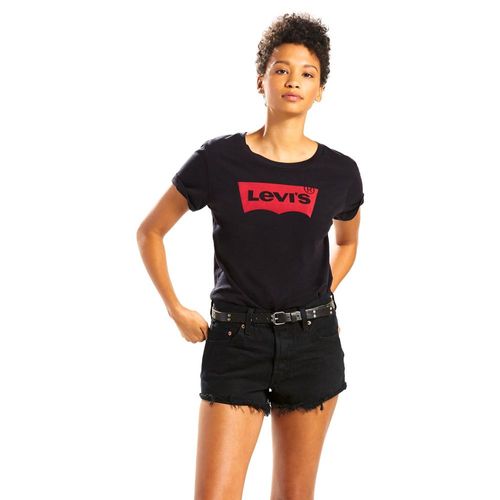 Polo Mujer The Perfect Tee Negro Levis