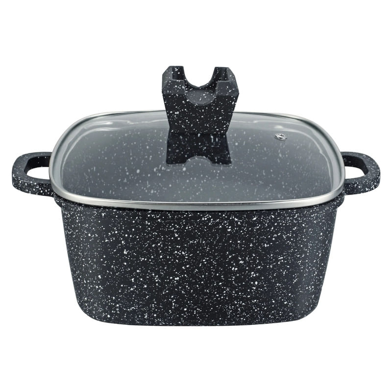 Juego-De-Olla-Granito-Volcanico-10-Piezas---6-Utensilios-Negro