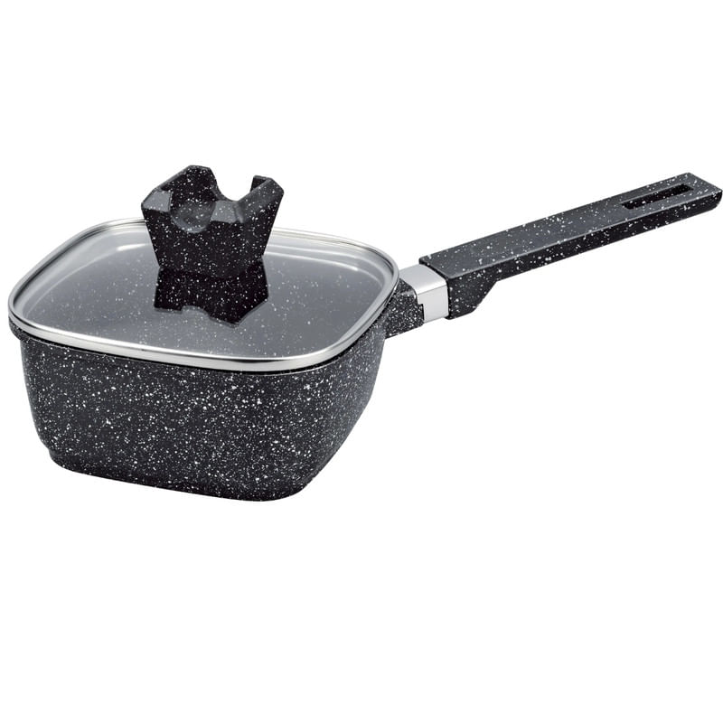 Juego-De-Olla-Granito-Volcanico-10-Piezas---6-Utensilios-Negro