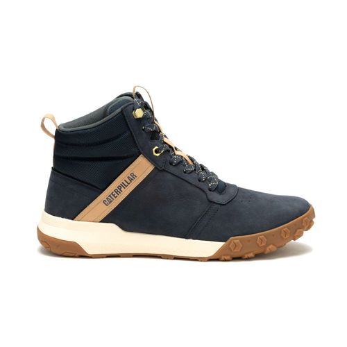 Botas Cat Hombre Hex Ready Mid P726019 Azul