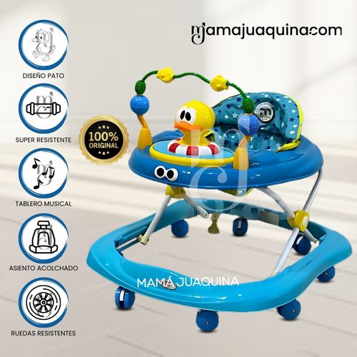 Andador con Tablero Musical «DUCKY LUCKY» 3 en 1 Blue