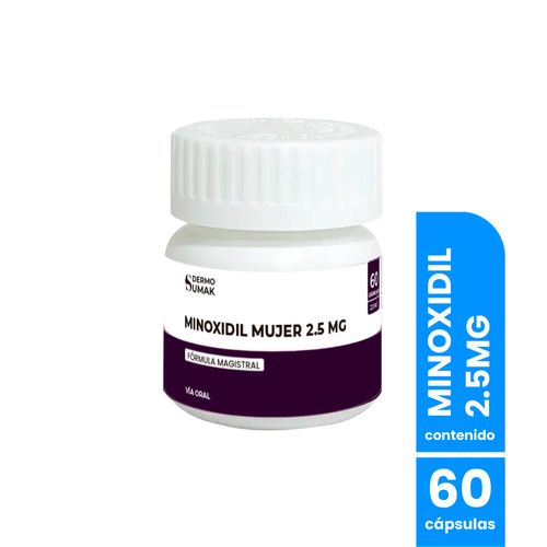 Minoxidil Mujer 2,5 mg - 60 caps DermoSumak