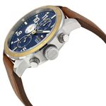 Reloj-Tommy-Hilfiger-Cool-Sport-1791137-Multifuncional-Correa-De-Cuero-Marron-Dorado-Azul