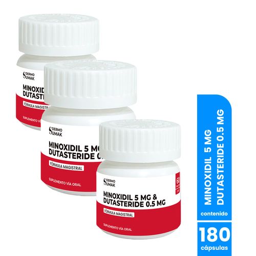 Minoxidil 5 mg & Dutasteride 0,5 mg x 60 caps Dermo Sumak 3 Uni