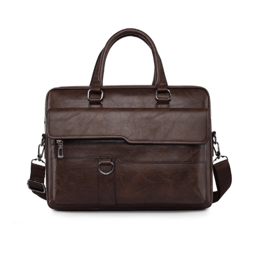 Maletin Ejecutivo Saturn Casual Hombre Portalaptop 15pulg (38x28x6) Cuero Importado