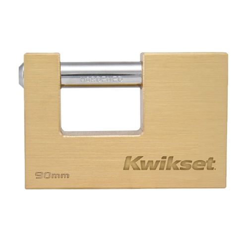 Candado Cobre Sólido rectangular 90mm Kwikset