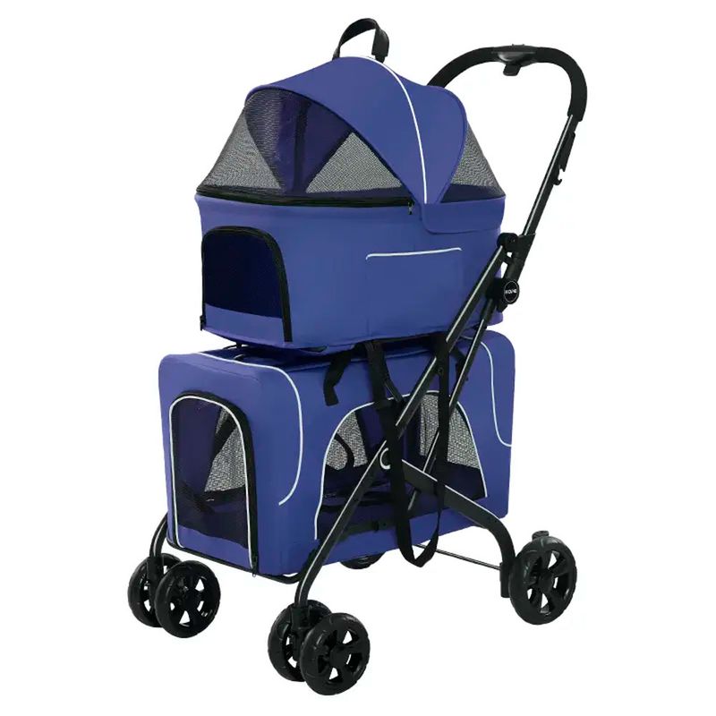 Coche-Desmontable-de-Dos-Pisos-Azul
