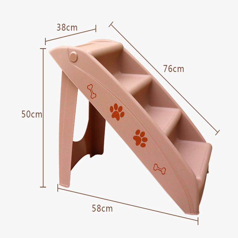 Escalera-plegable-Gris-para-Mascota