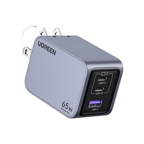 Cargador rápido para iPhone UGREEN Nexode Pro 65W 3-Port GaN X755