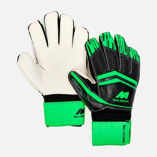 Guantes De Arquero New Athletic Menig02 Negro Con Verde Unisex