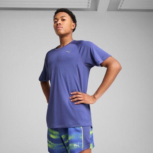 Polo Deportivo Puma Hombre M Run Velocity Tee (Poly) 526600 46 Azul