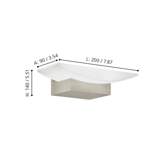 Aplique Eglo Metrass Led 1X5 6W