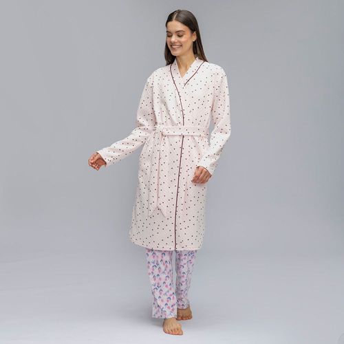 Bata Pijama Mujer Hypnotic Jaquard Algodón