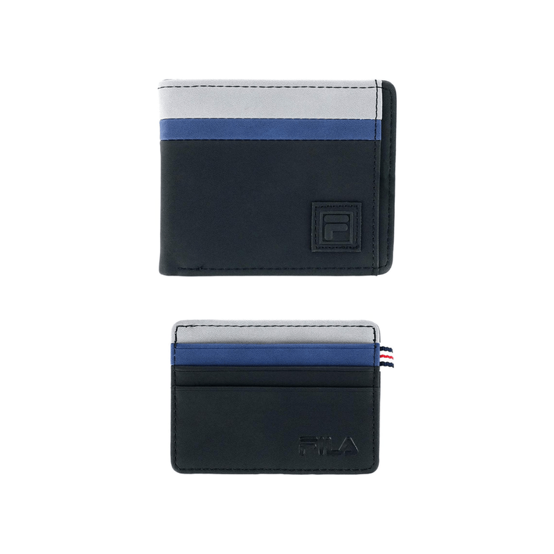 Set-Billetera-y-Tarjetero-para-hombre-Fila---Negro