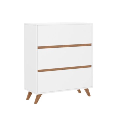 Cómoda Clásica Corso color Blanco 3 cajones TU MESITA