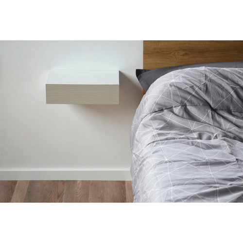 Velador Flotante Contemporáneo Danés Blanco 48cm