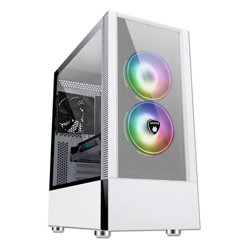 Case-Gamer-Antryx-RX460-Mesh-White-2-Fan-ARGB-S-Fuente
