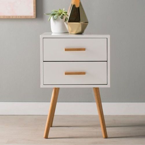 Velador Contemporáneo Asnet Blanco 60cm