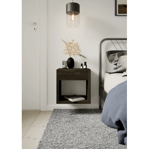 Velador Flotante Contemporáneo Rabane Negro 39cm