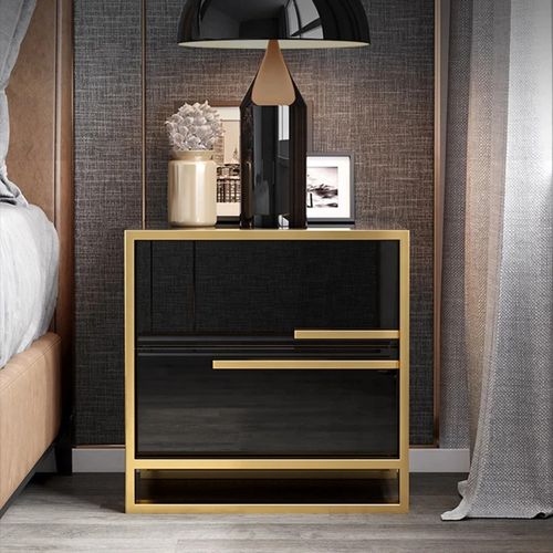 Velador Contemporáneo Luxury Apo Negro 50cm