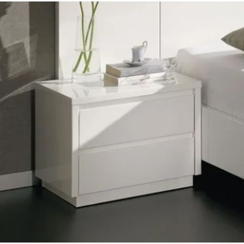 Velador Contemporáneo Minimalista Poré Blanco 60cm