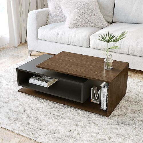 Mesa de Centro Milett Wenge con Negro