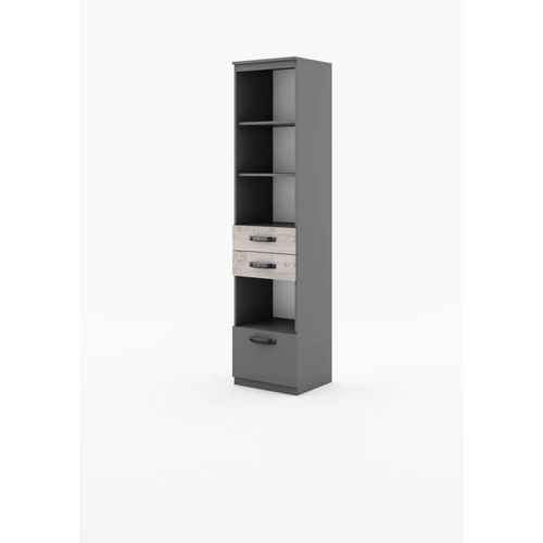 Estanteria Vertical moderna VIrginia color Gris/Ceniza TU MESITA