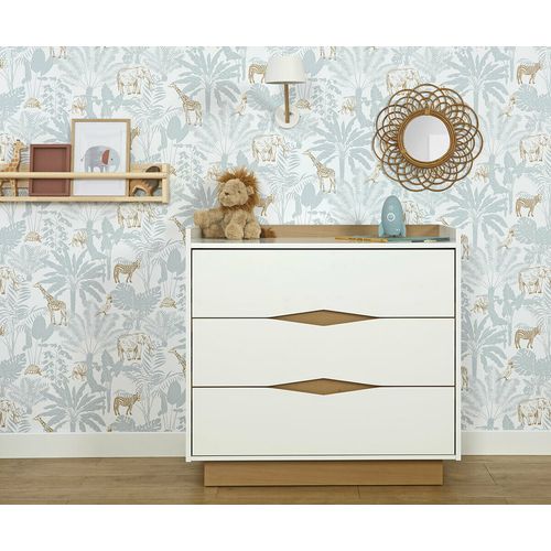 Cómoda Infantil Israel color Blanco 3 cajones TU MESITA