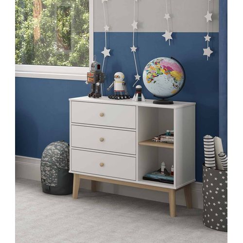 Cómoda Infantil Kasidy 2 color Blanco TU MESITA