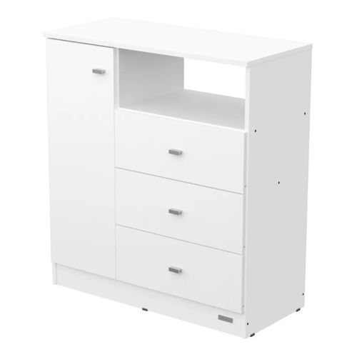 Cómoda Juvenil Cleo color Blanco TU MESITA