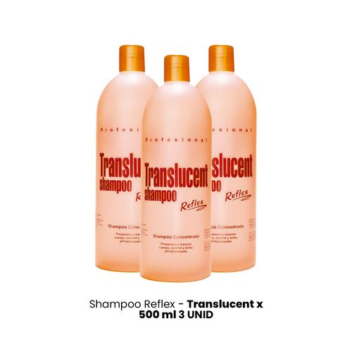 Shampoo Reflextranslucent x 500ml 3 Unid
