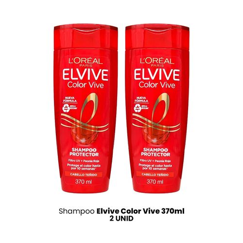 Shampoo Elvive Color Vive 370ml 2 Unid