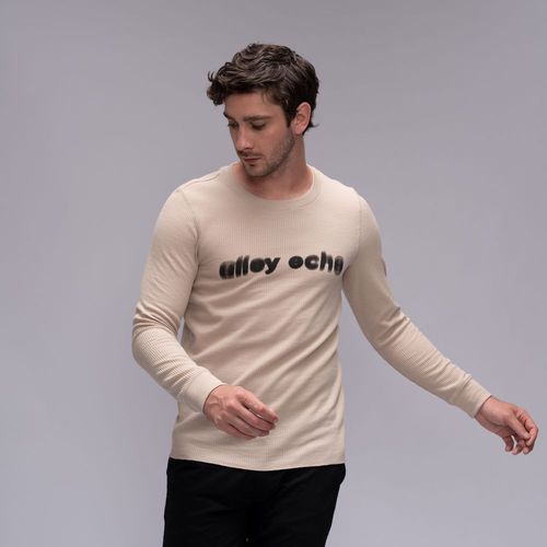 Polo Hombre Waffle Print Hypnotic